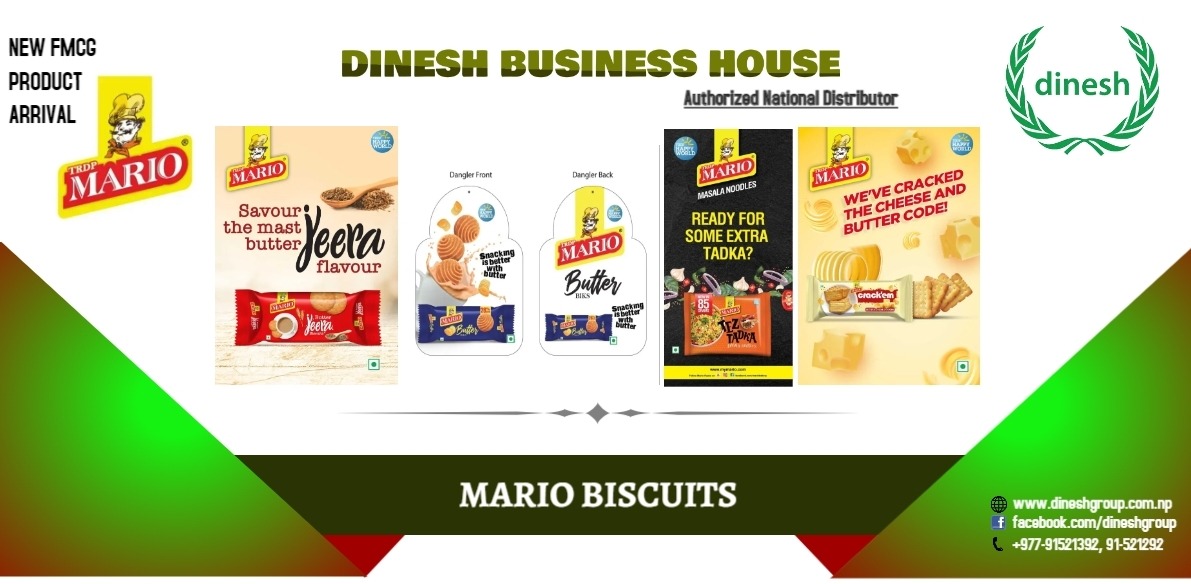 We have imported TRDP MARIO Products as National Distributors and looking for distributors in Major Cities.         Contact : +977-9801006451+977-9851106451 #DineshGroup  #mario #biscuits #FarWest #Nepal #Dhangadhi